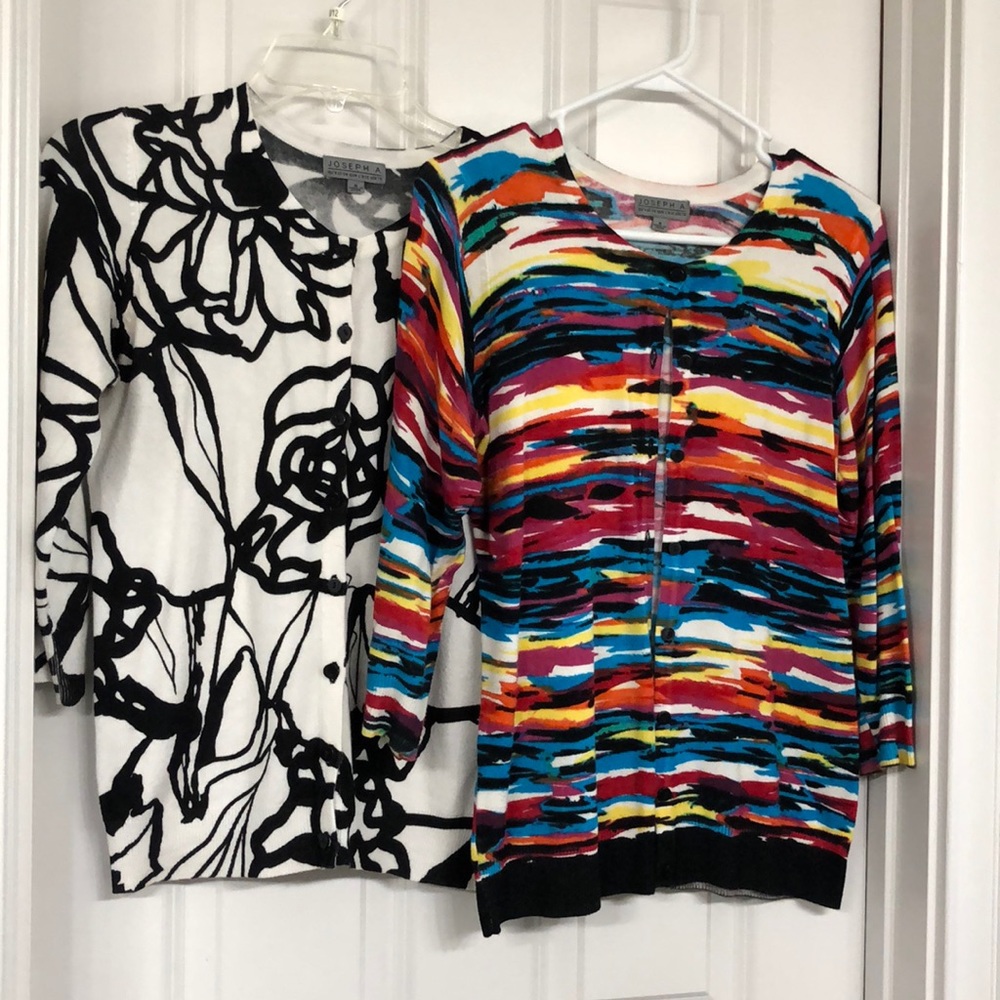 Joseph A cardigans size small